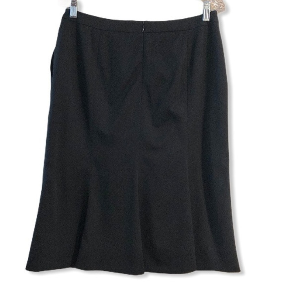 Escada black lined skirt with side pockets NEW - Picture 2 of 7